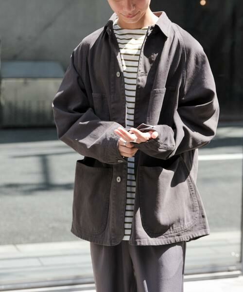 URBAN RESEARCH DOORS / アーバンリサーチ ドアーズ その他アウター | FORK&SPOON　ガーメントダイツイルカバーオール | 詳細16