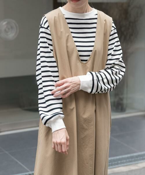 URBAN RESEARCH DOORS / アーバンリサーチ ドアーズ Tシャツ | FORK&SPOON　変形ワッフルロングスリーブTシャツ | 詳細10