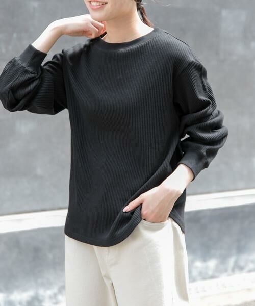 URBAN RESEARCH DOORS / アーバンリサーチ ドアーズ Tシャツ | FORK&SPOON　変形ワッフルロングスリーブTシャツ | 詳細23