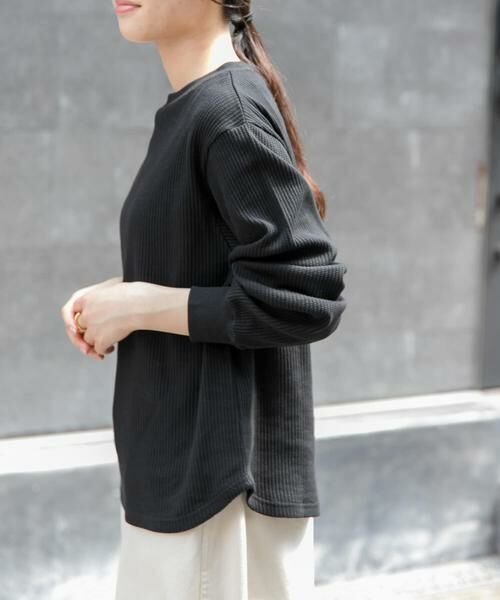 URBAN RESEARCH DOORS / アーバンリサーチ ドアーズ Tシャツ | FORK&SPOON　変形ワッフルロングスリーブTシャツ | 詳細24