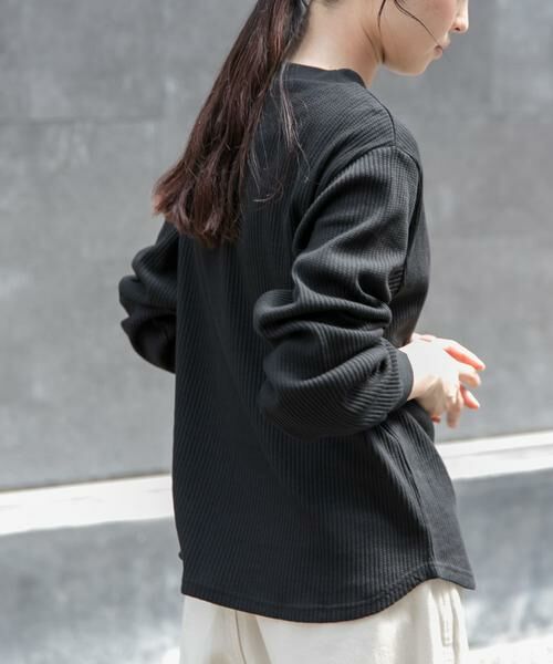 URBAN RESEARCH DOORS / アーバンリサーチ ドアーズ Tシャツ | FORK&SPOON　変形ワッフルロングスリーブTシャツ | 詳細26