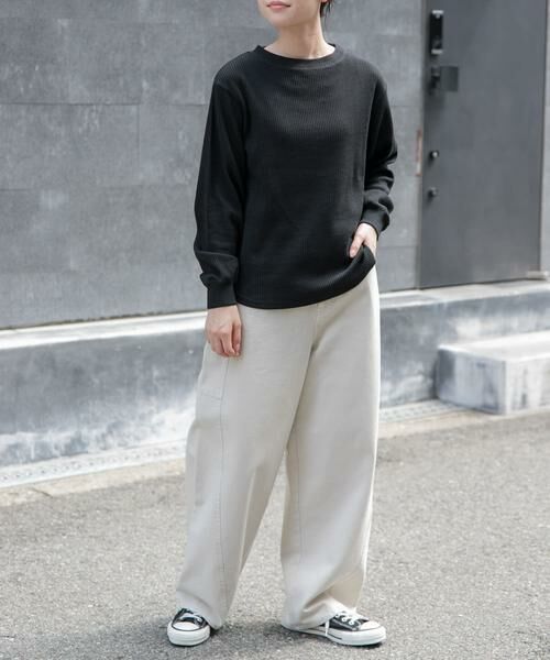 URBAN RESEARCH DOORS / アーバンリサーチ ドアーズ Tシャツ | FORK&SPOON　変形ワッフルロングスリーブTシャツ | 詳細30