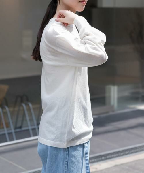 URBAN RESEARCH DOORS / アーバンリサーチ ドアーズ Tシャツ | FORK&SPOON　ウール混クルーネックカットソー | 詳細4