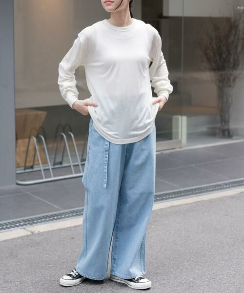 URBAN RESEARCH DOORS / アーバンリサーチ ドアーズ Tシャツ | FORK&SPOON　ウール混クルーネックカットソー | 詳細6