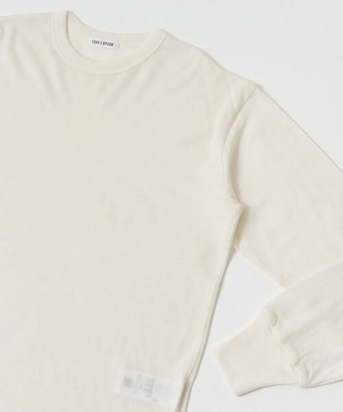URBAN RESEARCH DOORS / アーバンリサーチ ドアーズ Tシャツ | FORK&SPOON　ウール混クルーネックカットソー | 詳細8