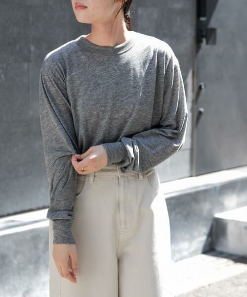 URBAN RESEARCH DOORS / アーバンリサーチ ドアーズ Tシャツ | FORK&SPOON　ウール混クルーネックカットソー | 詳細23