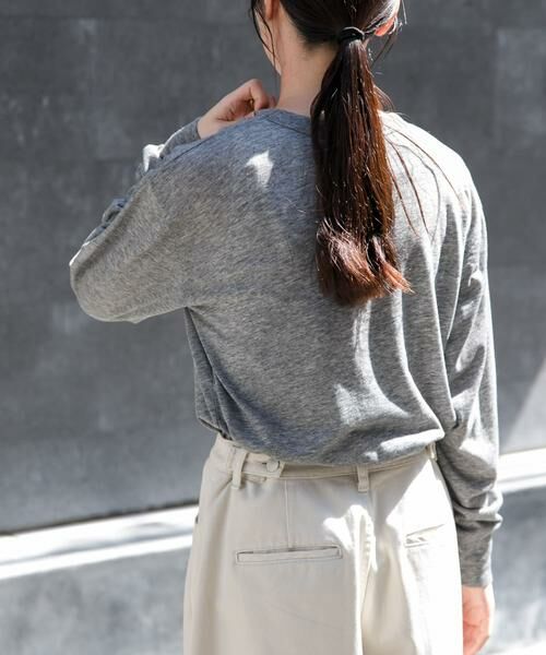 URBAN RESEARCH DOORS / アーバンリサーチ ドアーズ Tシャツ | FORK&SPOON　ウール混クルーネックカットソー | 詳細25