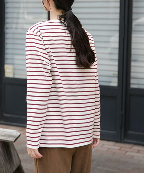 URBAN RESEARCH DOORS / アーバンリサーチ ドアーズ Tシャツ | FORK&SPOON　ボートネックボーダー | 詳細2