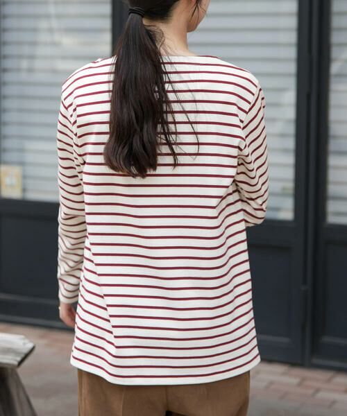 URBAN RESEARCH DOORS / アーバンリサーチ ドアーズ Tシャツ | FORK&SPOON　ボートネックボーダー | 詳細3