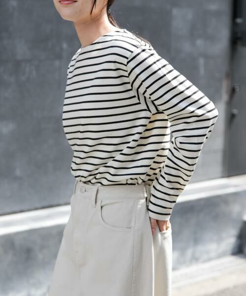 URBAN RESEARCH DOORS / アーバンリサーチ ドアーズ Tシャツ | FORK&SPOON　ボートネックボーダー | 詳細24