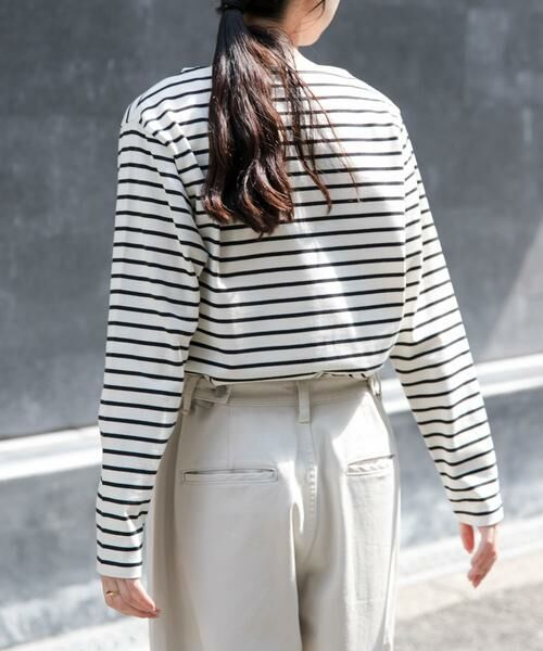 URBAN RESEARCH DOORS / アーバンリサーチ ドアーズ Tシャツ | FORK&SPOON　ボートネックボーダー | 詳細25