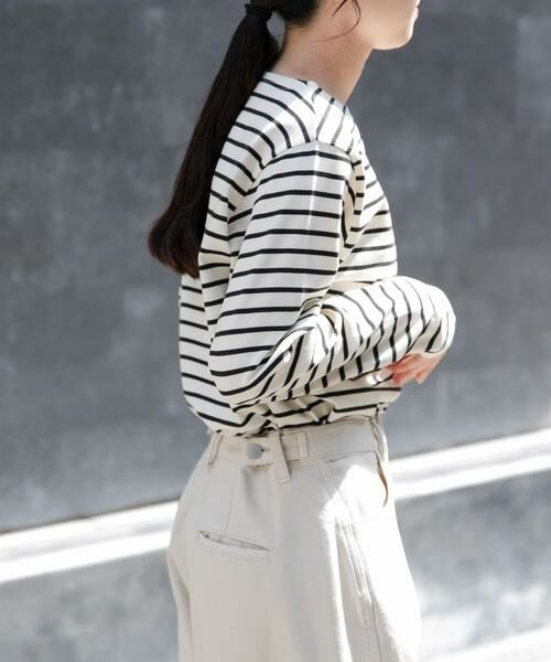 URBAN RESEARCH DOORS / アーバンリサーチ ドアーズ Tシャツ | FORK&SPOON　ボートネックボーダー | 詳細27