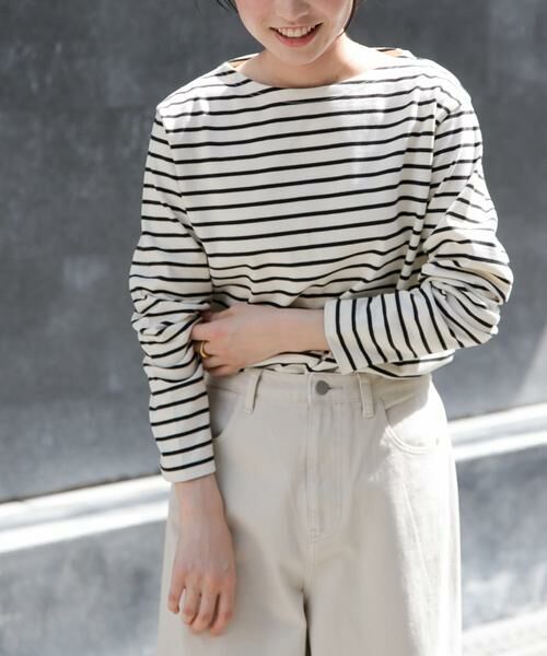 URBAN RESEARCH DOORS / アーバンリサーチ ドアーズ Tシャツ | FORK&SPOON　ボートネックボーダー | 詳細28