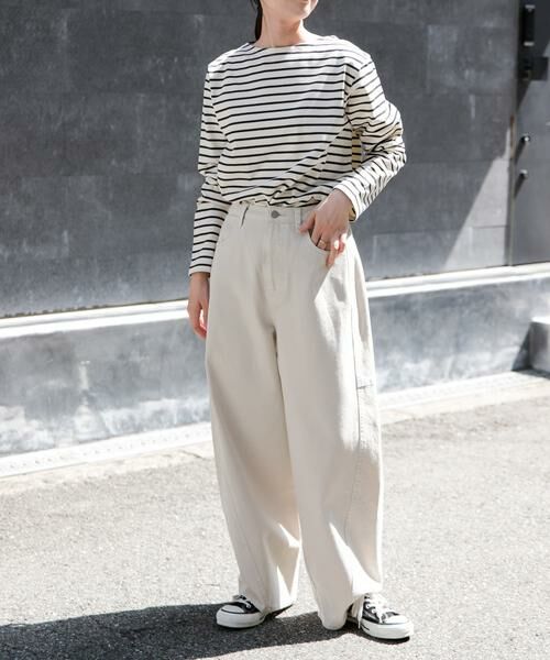 URBAN RESEARCH DOORS / アーバンリサーチ ドアーズ Tシャツ | FORK&SPOON　ボートネックボーダー | 詳細29