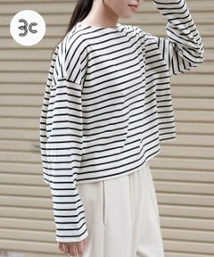 URBAN RESEARCH DOORS / アーバンリサーチ ドアーズ Tシャツ | FORK&SPOON　クロップドボートネックカットソー