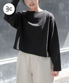 URBAN RESEARCH DOORS / アーバンリサーチ ドアーズ Tシャツ | FORK&SPOON　クロップドボートネックカットソー