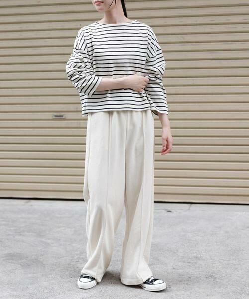 URBAN RESEARCH DOORS / アーバンリサーチ ドアーズ Tシャツ | FORK&SPOON　クロップドボートネックカットソー | 詳細6