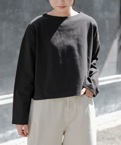 URBAN RESEARCH DOORS / アーバンリサーチ ドアーズ Tシャツ | FORK&SPOON　クロップドボートネックカットソー | 詳細13