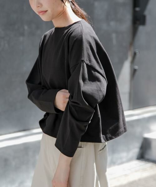 URBAN RESEARCH DOORS / アーバンリサーチ ドアーズ Tシャツ | FORK&SPOON　クロップドボートネックカットソー | 詳細14