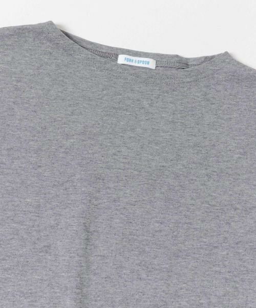 URBAN RESEARCH DOORS / アーバンリサーチ ドアーズ Tシャツ | FORK&SPOON　クロップドボートネックカットソー | 詳細30