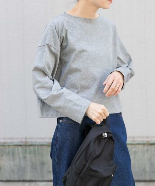 URBAN RESEARCH DOORS / アーバンリサーチ ドアーズ Tシャツ | FORK&SPOON　クロップドボートネックカットソー | 詳細24