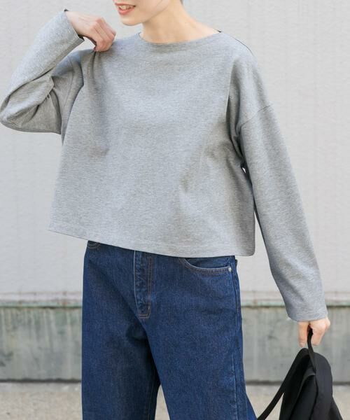 URBAN RESEARCH DOORS / アーバンリサーチ ドアーズ Tシャツ | FORK&SPOON　クロップドボートネックカットソー | 詳細26