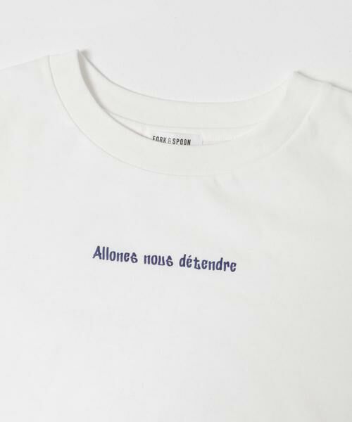 URBAN RESEARCH DOORS / アーバンリサーチ ドアーズ Tシャツ | FORK&SPOON　フォームプリントロングスリーブTシャツ | 詳細10