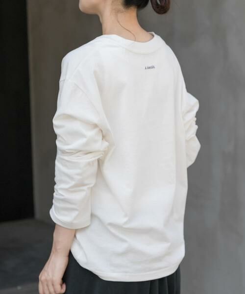 URBAN RESEARCH DOORS / アーバンリサーチ ドアーズ Tシャツ | FORK&SPOON　フォームプリントロングスリーブTシャツ | 詳細2