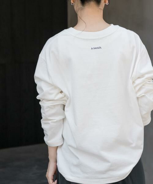 URBAN RESEARCH DOORS / アーバンリサーチ ドアーズ Tシャツ | FORK&SPOON　フォームプリントロングスリーブTシャツ | 詳細3