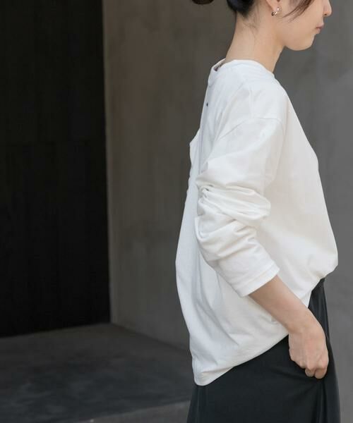 URBAN RESEARCH DOORS / アーバンリサーチ ドアーズ Tシャツ | FORK&SPOON　フォームプリントロングスリーブTシャツ | 詳細5