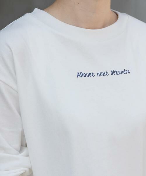 URBAN RESEARCH DOORS / アーバンリサーチ ドアーズ Tシャツ | FORK&SPOON　フォームプリントロングスリーブTシャツ | 詳細6