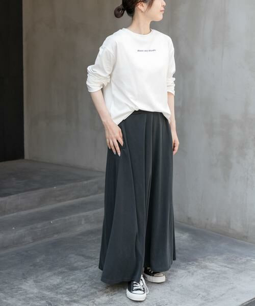 URBAN RESEARCH DOORS / アーバンリサーチ ドアーズ Tシャツ | FORK&SPOON　フォームプリントロングスリーブTシャツ | 詳細8