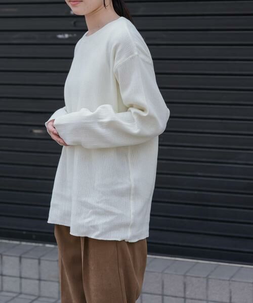 URBAN RESEARCH DOORS / アーバンリサーチ ドアーズ Tシャツ | FORK&SPOON　メッシュロングスリーブプルオーバー | 詳細7