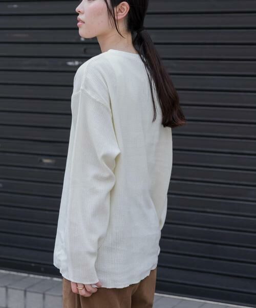 URBAN RESEARCH DOORS / アーバンリサーチ ドアーズ Tシャツ | FORK&SPOON　メッシュロングスリーブプルオーバー | 詳細8