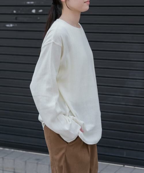 URBAN RESEARCH DOORS / アーバンリサーチ ドアーズ Tシャツ | FORK&SPOON　メッシュロングスリーブプルオーバー | 詳細10