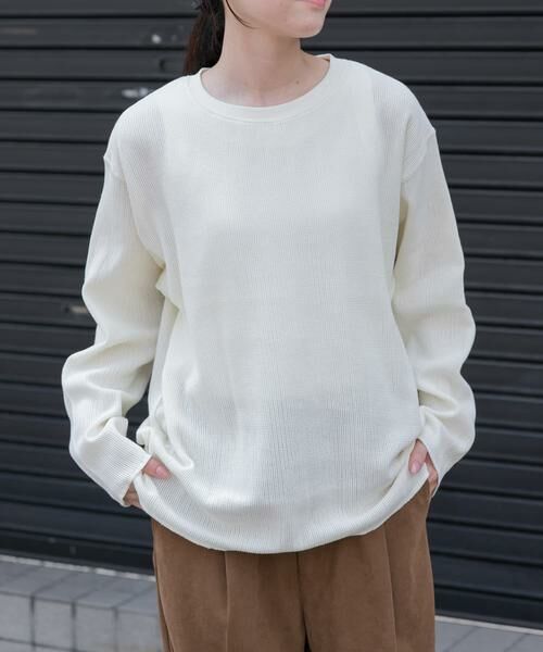 URBAN RESEARCH DOORS / アーバンリサーチ ドアーズ Tシャツ | FORK&SPOON　メッシュロングスリーブプルオーバー | 詳細11