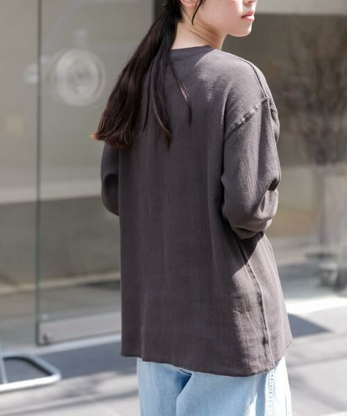 URBAN RESEARCH DOORS / アーバンリサーチ ドアーズ Tシャツ | FORK&SPOON　メッシュロングスリーブプルオーバー | 詳細16