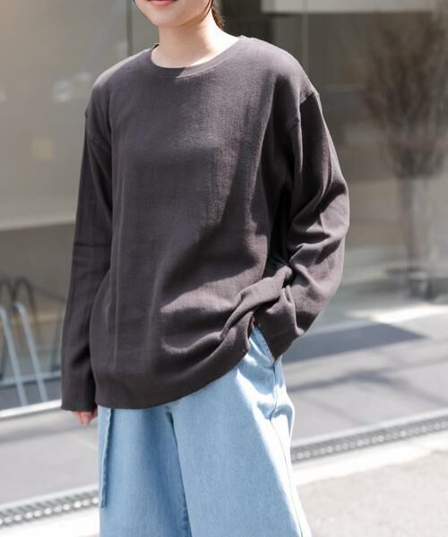 URBAN RESEARCH DOORS / アーバンリサーチ ドアーズ Tシャツ | FORK&SPOON　メッシュロングスリーブプルオーバー | 詳細18