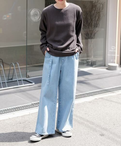 URBAN RESEARCH DOORS / アーバンリサーチ ドアーズ Tシャツ | FORK&SPOON　メッシュロングスリーブプルオーバー | 詳細21