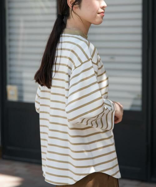 URBAN RESEARCH DOORS / アーバンリサーチ ドアーズ Tシャツ | FORK&SPOON　ボトルネック8分袖Tシャツ | 詳細16