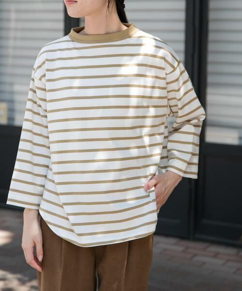 URBAN RESEARCH DOORS / アーバンリサーチ ドアーズ Tシャツ | FORK&SPOON　ボトルネック8分袖Tシャツ | 詳細17