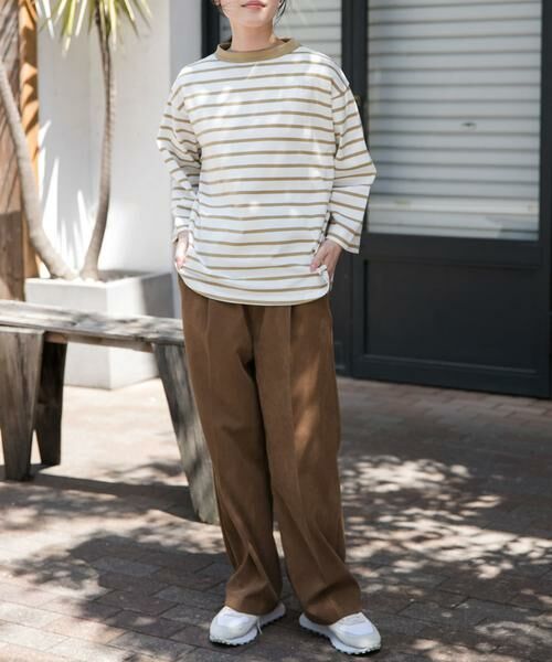 URBAN RESEARCH DOORS / アーバンリサーチ ドアーズ Tシャツ | FORK&SPOON　ボトルネック8分袖Tシャツ | 詳細21