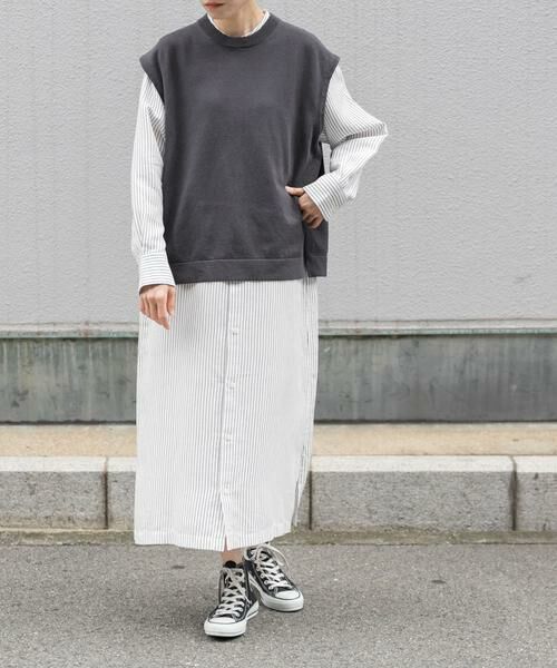 URBAN RESEARCH DOORS / アーバンリサーチ ドアーズ ベスト | FORK&SPOON　クルーネックニットベスト | 詳細6