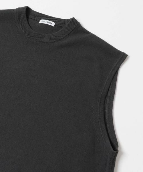 URBAN RESEARCH DOORS / アーバンリサーチ ドアーズ ベスト | FORK&SPOON　クルーネックニットベスト | 詳細8