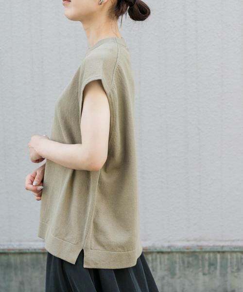 URBAN RESEARCH DOORS / アーバンリサーチ ドアーズ ベスト | FORK&SPOON　クルーネックニットベスト | 詳細15