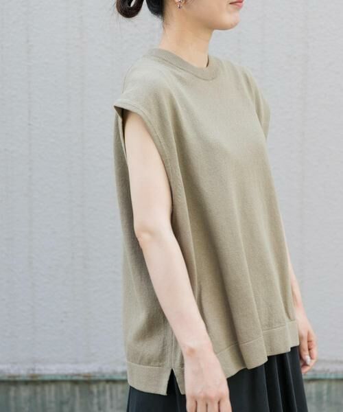 URBAN RESEARCH DOORS / アーバンリサーチ ドアーズ ベスト | FORK&SPOON　クルーネックニットベスト | 詳細18