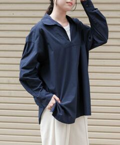 URBAN RESEARCH DOORS / アーバンリサーチ ドアーズ シャツ・ブラウス | FORK&SPOON　スキッパーロングシャツ