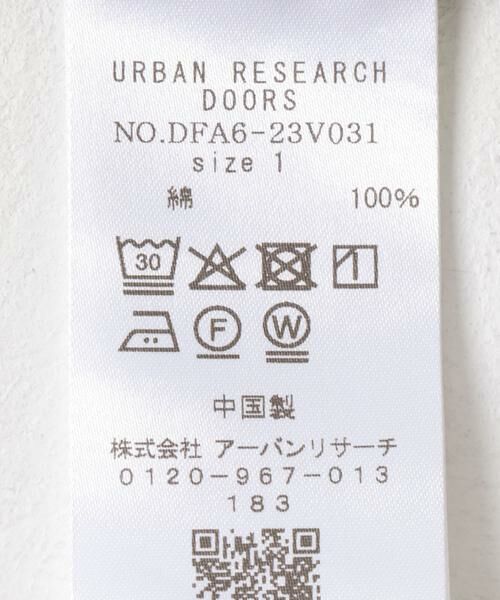 URBAN RESEARCH DOORS / アーバンリサーチ ドアーズ シャツ・ブラウス | FORK&SPOON　スキッパーロングシャツ | 詳細13