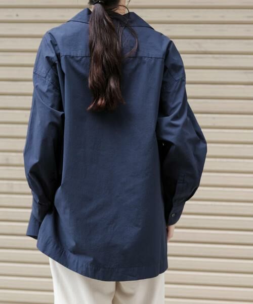 URBAN RESEARCH DOORS / アーバンリサーチ ドアーズ シャツ・ブラウス | FORK&SPOON　スキッパーロングシャツ | 詳細4