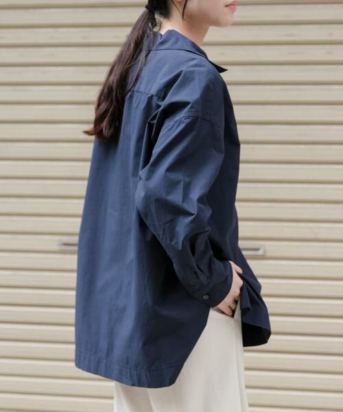 URBAN RESEARCH DOORS / アーバンリサーチ ドアーズ シャツ・ブラウス | FORK&SPOON　スキッパーロングシャツ | 詳細5